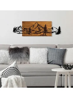 Wanddekor "Mountain Range" - (B)95 x (H)30 cm