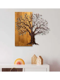Wanddekor "Mysterious Tree" - (B)60 x (H)58 cm