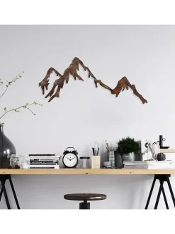 Wanddekor "Rusty Mountain" - (B)70 x (H)45 cm