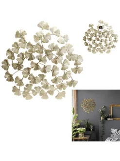 Wanddekoration in Gold - (T)0,5 x Ø 48,5 cm