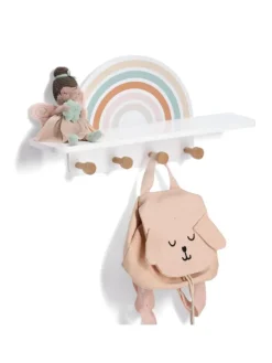 Wandgarderobe in mehrfarben