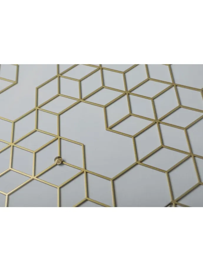 Wandgarderobe Stryke in goldfarben