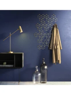 Wandgarderobe Stryke in goldfarben