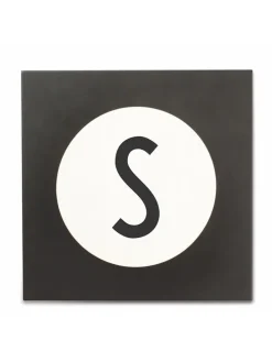 Wandhaken "S" in Schwarz - (B)9 x (H)14 cm