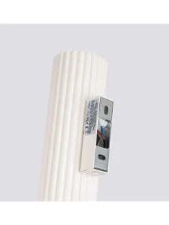 Wandlampe (B)6.5 x (H)20 cm in Creme