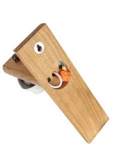 Wandlampe (B)20 x (H)24.5 cm in Eiche Rustikal Ecru