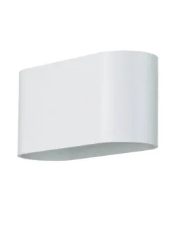 Wandlampe (B)16 x (H)8 cm in Weiß