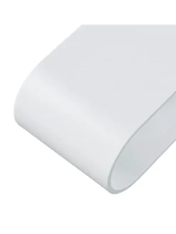 Wandlampe (B)16 x (H)8 cm in Weiß