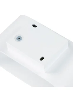 Wandlampe (B)16 x (H)8 cm in Weiß