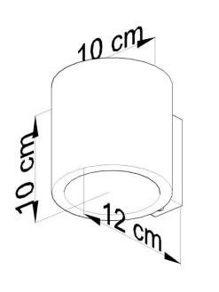 Wandleuchte RODA in Natur Holz Loft Style runde Ø loft 1xG9 LED NICE LAMPS