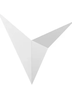 Wandleuchte "Bird" in Weiß - (B)34 x (H)34 cm