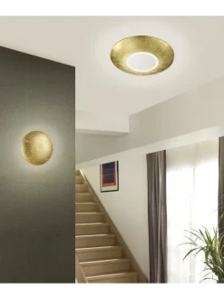 Wandleuchte CHIROS in goldfarbig