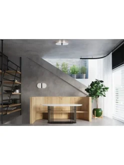 Wandleuchte ELVIRA Chrom Weiß (L)35cm (B)5cm (H)18