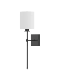 Wandleuchte ESTE mit Akku-Leuchtmittel in Weiß / Schwarz