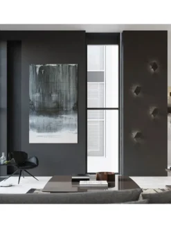 Wandleuchte ESTEL in Schwarz H 25 cm