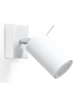 Wandleuchte ETNA in Weiss H 8cm