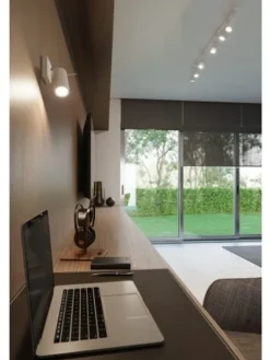 Wandleuchte ETNA in Weiss H 8cm