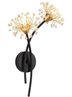 Wandleuchte "FIORE" in black