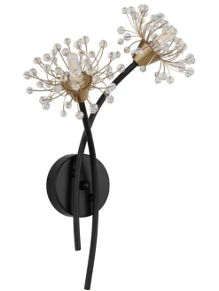 Wandleuchte "FIORE" in black