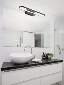 Wandleuchte GIANNI in schwarz matt