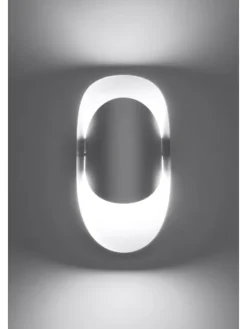 Wandleuchte GINEVRA Stahl in Weiß (L)13cm(H)30cm