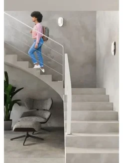 Wandleuchte GINEVRA Stahl in Weiß (L)13cm(H)30cm