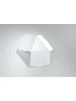 Wandleuchte HIRU in weiss H 8cm