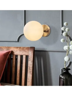 Wandleuchte in Gold - (B)15 x (H)15 cm