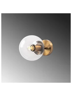 Wandleuchte in Gold - (B)15 x (H)15 cm