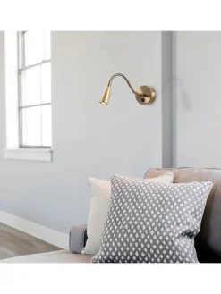 Wandleuchte in Gold - (L)40 cm