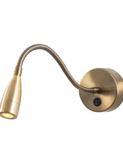 Wandleuchte in Gold - (L)40 cm