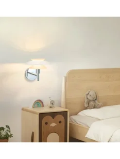 Wandleuchte in weiß 1-flammige G9 Metall Moderne Kreative Nachttischlampe