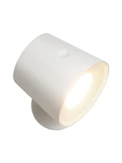 Wandleuchte in weiß 1-flammige akku 360° Drehbar