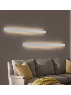 Wandleuchte in weiß L 100cm warmweiß