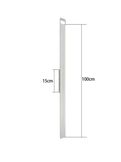 Wandleuchte in weiß L 100cm warmweiß