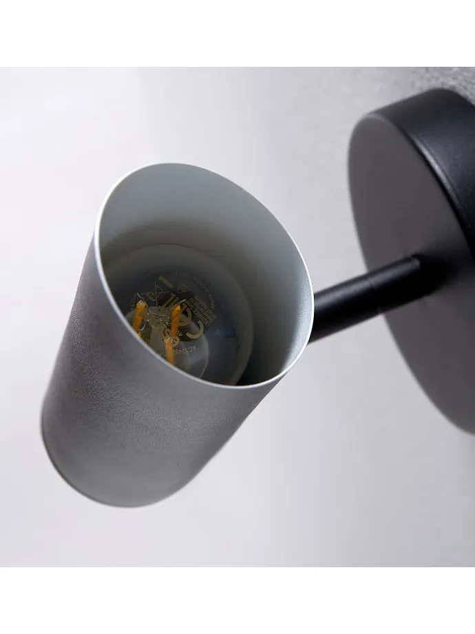 Wandleuchte INSPYR in Schwarz