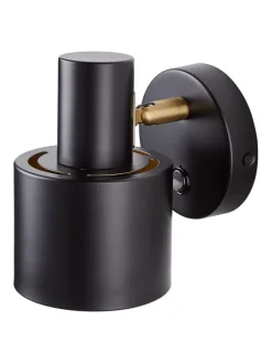 Wandleuchte ISAK in Schwarz