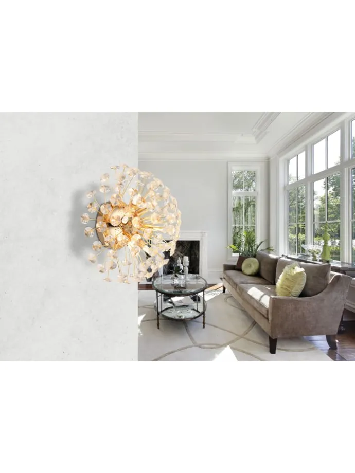 Wandleuchte "KATRINA" in gold