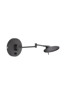 Wandleuchte KAZAN in schwarz matt