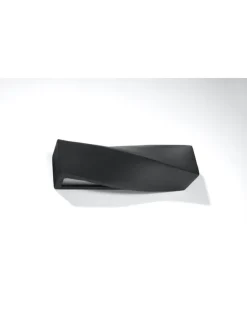 Wandleuchte Keramik TAURUS in Schwarz mit glas loft style LED E27 NICE LAMPS