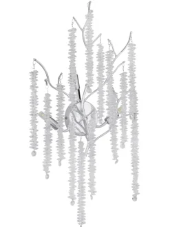 Wandleuchte "LAVERNE" in silver