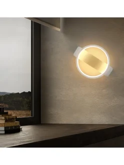 Wandleuchte LED in weiß 7W modern warmweiß Schlafzimmerlampe