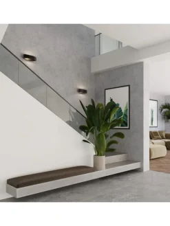 Wandleuchte LUTO schwarz H 12