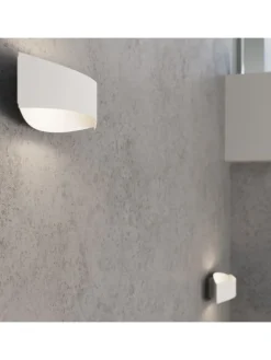 Wandleuchte LUTO weiß H 12