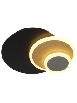 Wandleuchte "ODONELL" in black