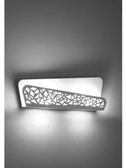 Wandleuchte PALNA in weiss H 15cm