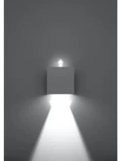 Wandleuchte PINIO in weiss LED IP54 H 140cm