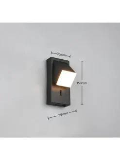 Wandleuchte RAGLAN in schwarz matt