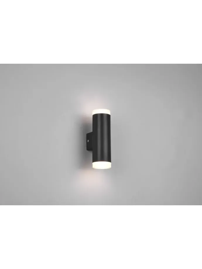 Wandleuchte RAY in schwarz matt