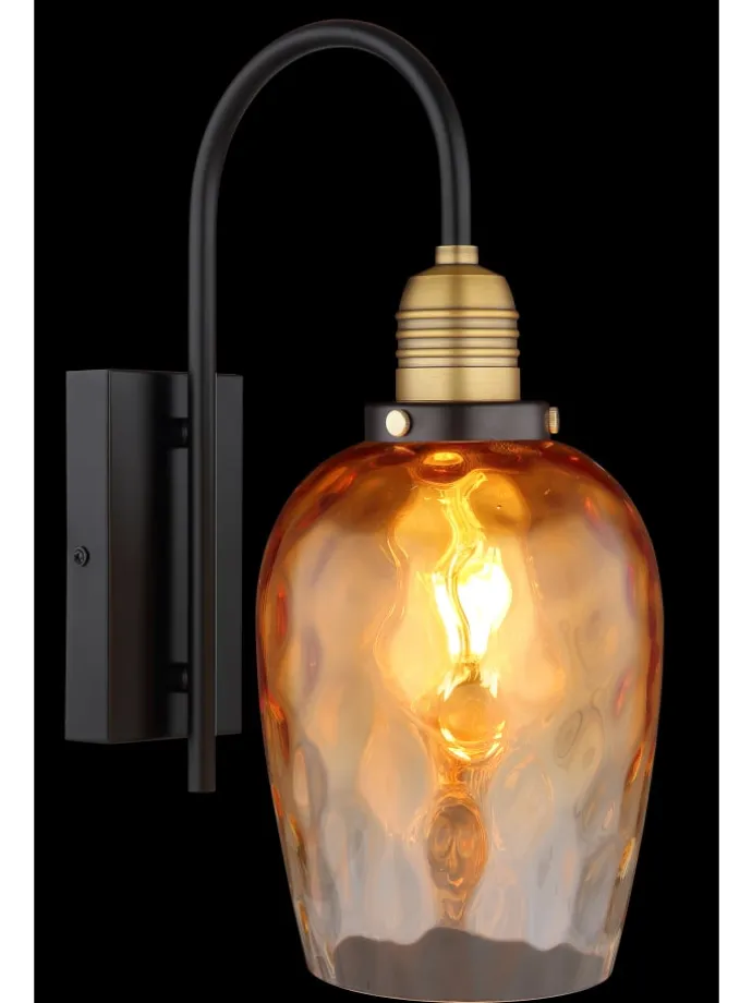 Wandleuchte "SALVY" in black